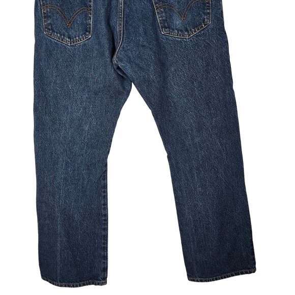 Levi's 517 Blue Jeans Size 36X32 Men's Bootcut Denim - Picture 4 of 8